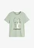 T-shirt met glitterprint, bonprix