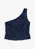 One-shoulder top met borduursel, bonprix