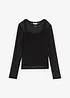 Longsleeve van mesh, bonprix