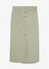 Midirok van twill, bonprix