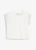Shirt met schoudervullingen, bonprix