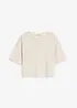 Kort boxy shirt, bonprix