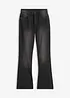 Bootcut meisjes jeans, mid waist, bonprix