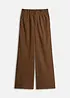 Corduroy broek met wijde pijpen, bonprix