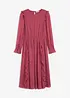 Chiffon jurk met volants, bonprix