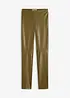Imitatieleren broek in Punto di Roma mix, bonprix