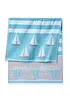 Handdoek met zeilboten, bonprix