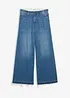Wide leg jeans mid waist, comfort tailleband, bonprix