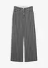 Wide leg jeans high waist met destroyed look, bonprix