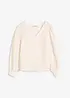 Blouse met bloemenstructuurpatroon, bonprix