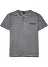 Henley shirt in washed out look, korte mouw, bonprix