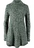 Lange poncho trui, lange mouw, bonprix