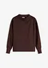 Oversized sweater van zachte scuba, bonprix