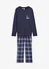 Pyjama met flanellen broek van zacht katoen, bonprix