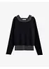 Top en longsleeve  van jersey (2-dlg. set), bonprix