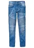 Skinny fit stretch jeans met verstelbare band, straight, bonprix