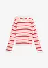 Geribd shirt gestreept, bonprix