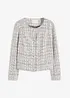 Bouclé vest van katoen, bonprix