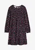 Jersey jurk van gestructureerde crinkle, bonprix