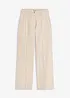 Twill broek met bies en kleine zak, bonprix