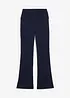 Flared broek van biologisch katoen met stretch, bonprix