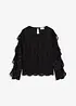 Shirtblouse met kant, bonprix