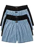 Wijde jersey boxershorts (set van 4), bonprix