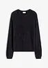 Trui in pluche look, bonprix