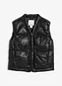 Leren bodywarmer van lamsnappa, bonprix