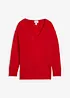 Lange oversized trui met splitten opzij, bonprix