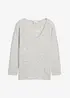 Lange oversized trui met splitten opzij, bonprix