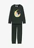 Pyjama van zacht katoen met een oplichtende print (2-dlg. set), bonprix