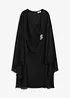 Mini jurk met cape van prachtig chiffon, bonprix