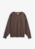 Oversized sweater in een zachte katoenmix, bonprix