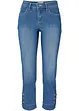 Slim fit mid waist jeans, cropped, bonprix