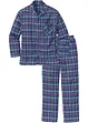 Flanellen pyjama (2-dlg.), bonprix