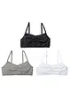 Meisjes bralette (set van 3), bonprix