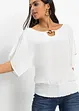Blouse met kant, bonprix