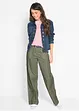 Mid waist cargo jeans in een katoenmix, bonprix