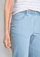 Mid waist jeans met comfortband, straight (set van 2), bonprix