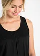 Katoenen longtop met kant, bonprix