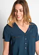 Viscose blouse, korte mouw, bonprix