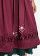 Dirndl met satijnen schort met borduursel (2-dlg. set), bonprix