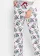 Pyjama met flanellen applicatie (2-dlg.), bonprix