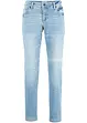 Stretch jeans mid waist, straight, bonprix