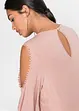 Jersey jurk met cut-outs en kant, BODYFLIRT