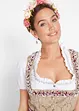 Dirndl met schort, knielang (2-dlg. set), bonprix