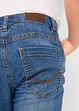 Stretch jeans met mid waist en verstevigde knieën, bonprix