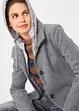 Korte coat in wollen look, in layerlook, bonprix