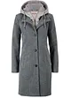 Korte coat in wollen look, in layerlook, bonprix